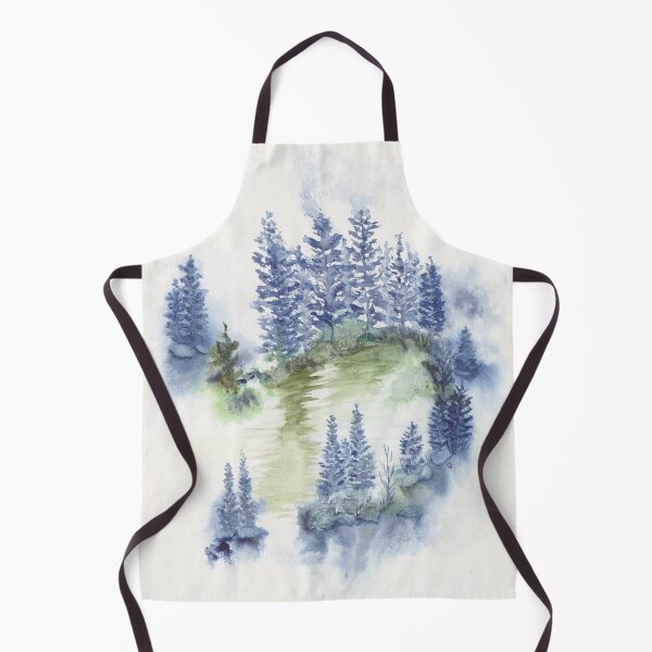 Item preview, Pond in a Misty Forest designed and sold by The Elderberry Blossom.
