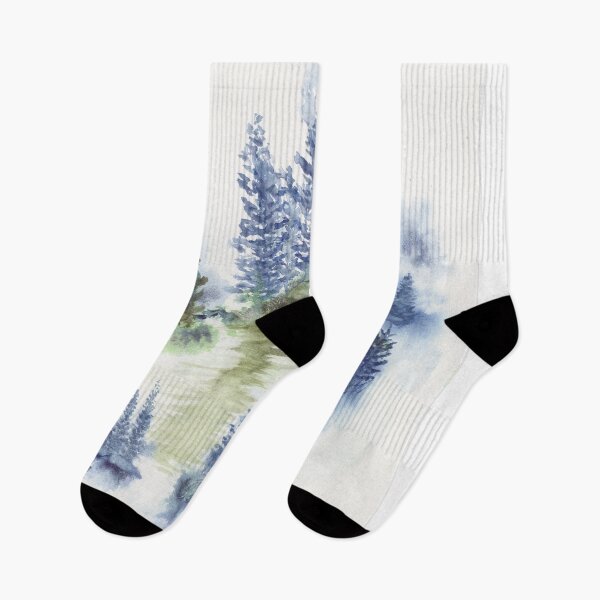 Item preview, Pond in a Misty Forest designed and sold by The Elderberry Blossom.