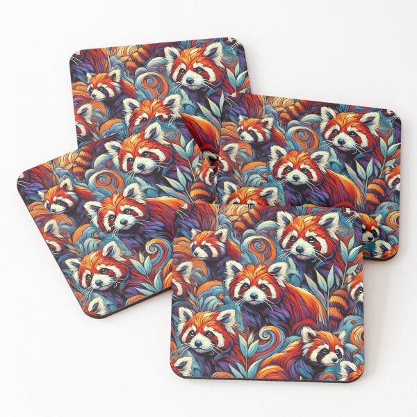 Item preview, Kawaii Red Panda Pattern – Cute Seamless Animal Design designed and sold by TEEJAMBOREE.