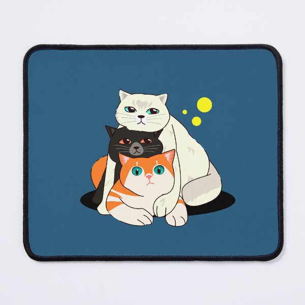 Item preview, Three Diverse Feline Best Friends designed and sold by RunicRoselle.