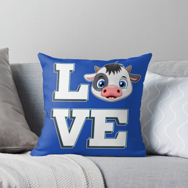 Item preview, Adorable Baby Cow LOVE design designed and sold by ColorWheelDsign.