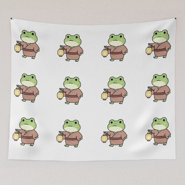 Item preview, Cute Frog in Kimono Japanese Kawaii Style designed and sold by VibeFactoryOfc.