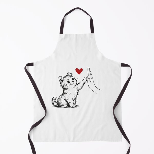 Item preview, Cute Cat High Five Love T-Shirt designed and sold by CULTWEAR SOCIETY.