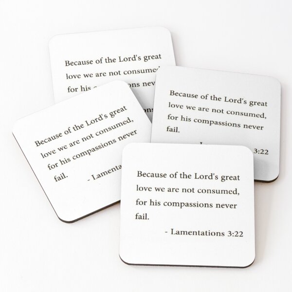 Item preview, Lamentations 3:22 designed and sold by di-Vera-Rosati.