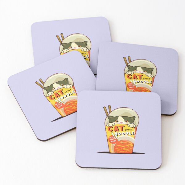 Item preview, Spicy Instant Noodle Kitten Surprise designed and sold by RunicRoselle.