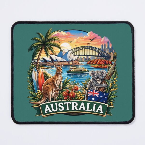 Item preview, Australia - Sydney Opera House, Harbour Bridge and Wildlife designed and sold by Myra365Art.