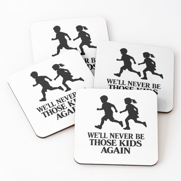 Item preview, Frank Ocean Inspired Ivy Quote Shirt – “We’ll Never Be Those Kids Again” Silhouette Kids Playing – Blonde Album Nostalgia designed and sold by Donsean22.