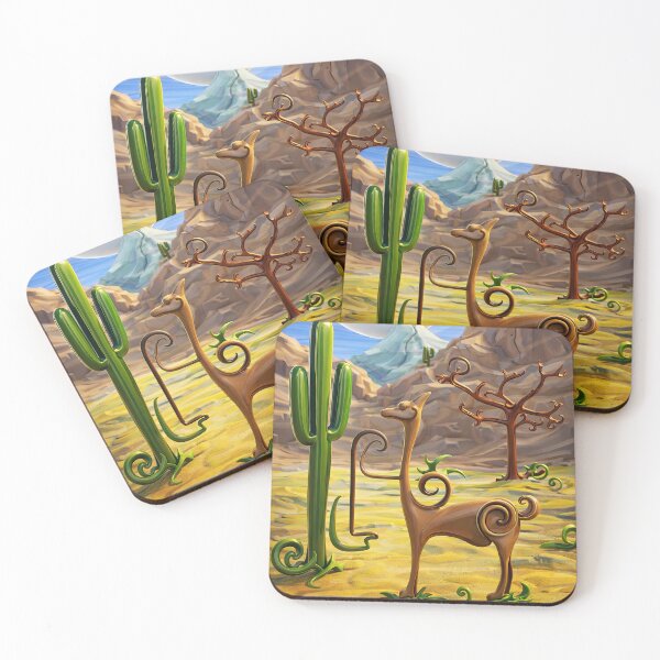 Item preview, Surreal Vicuña under the Andean Moon designed and sold by Keltoi-art.