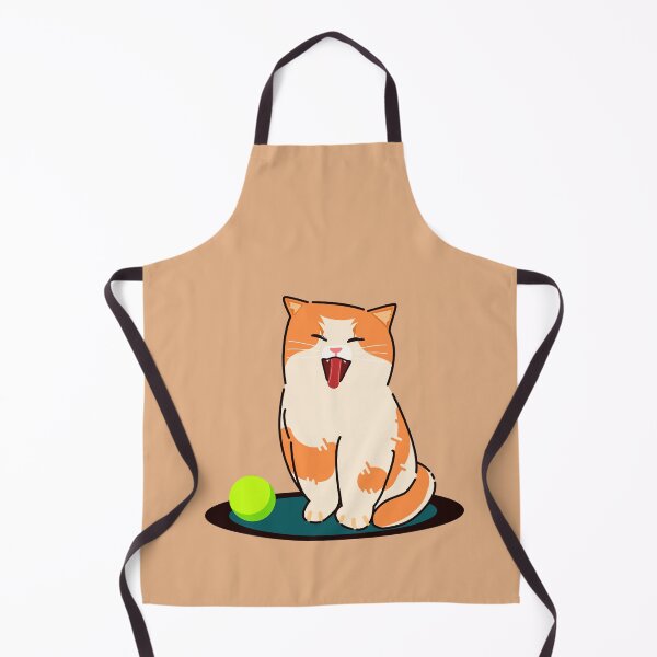 Item preview, Sleepy Orange White Tabby Yawn designed and sold by RunicRoselle.