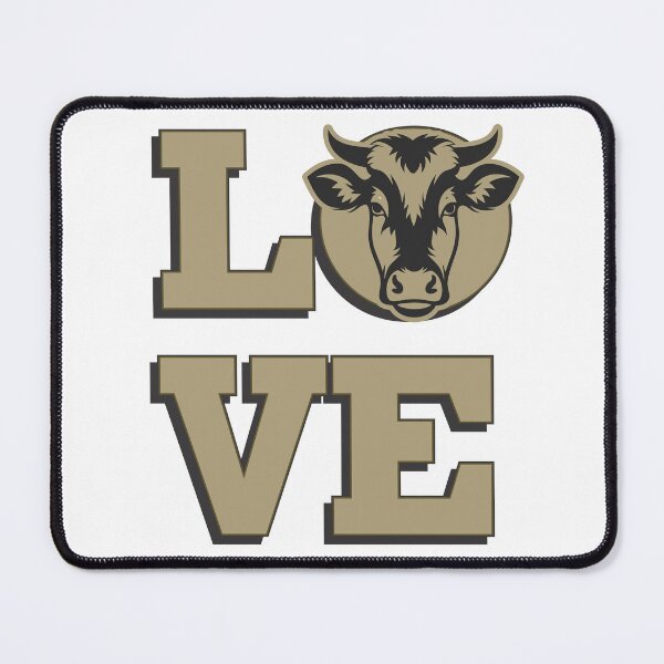 Item preview, Cow Lover Varsity Letter Tee, Brown Cow love park design designed and sold by ColorWheelDsign.