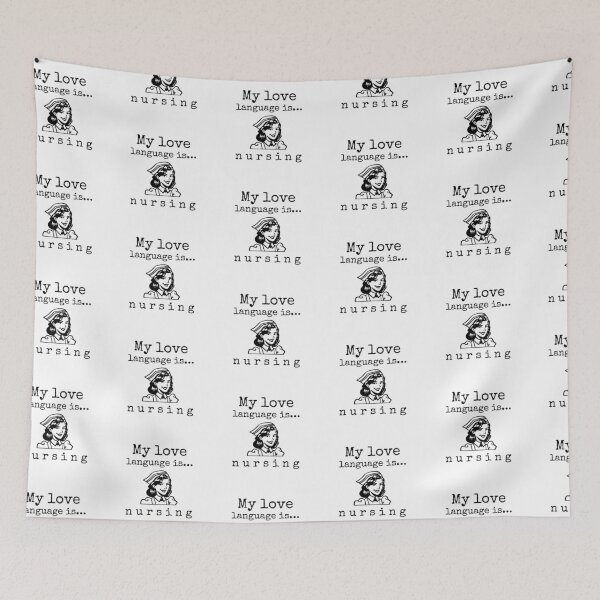 Item preview, Nursing Love Language designed and sold by Whackadoodletee.