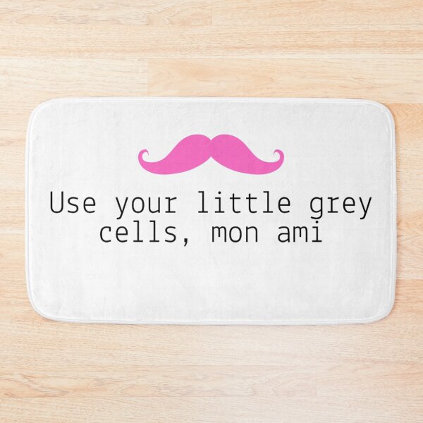 Item preview, Use your little grey cells designed and sold by Fantasy2Reality.