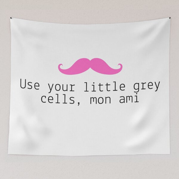 Item preview, Use your little grey cells designed and sold by Fantasy2Reality.