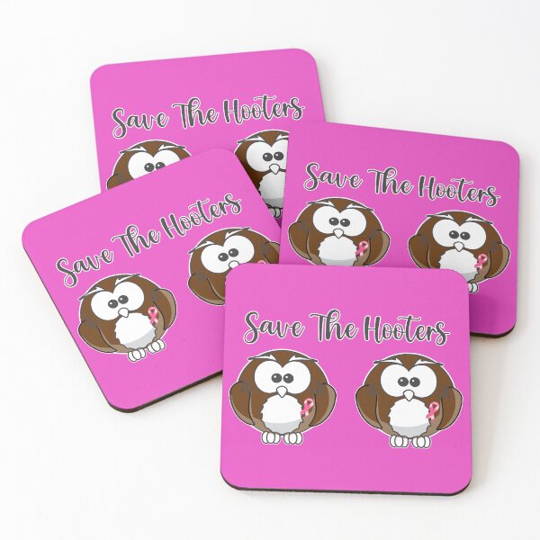 Item preview, Breast cancer Awareness, Owl design, save the hooters designed and sold by ColorWheelDsign.
