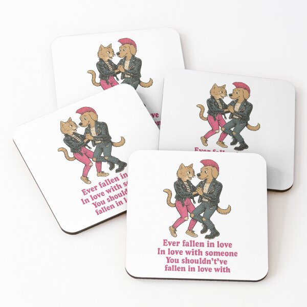 Item preview, Punk Cat & Dog Dancing – Ever Fallen in Love Inspired Art | Buzzcocks Style Cute Punk Illustration | Indie Rock Pet Design designed and sold by Donsean22.