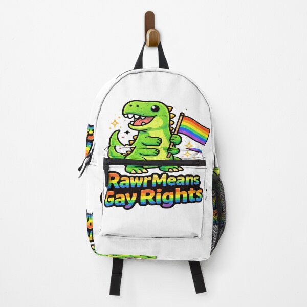 Item preview, Cute Dinosaur Pride Shirt – Rawr Means Gay Rights – Funny T-Rex Rainbow Flag Design for LGBTQ+ for T-Shirt, Sticker, Phone case, mug, bag, hoodies designed and sold by ArtByTripti.