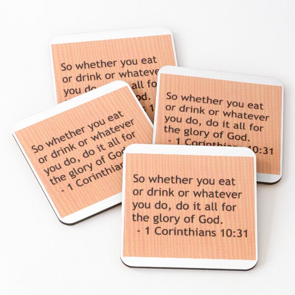 Item preview, 1 Corinthians 10:31 designed and sold by di-Vera-Rosati.