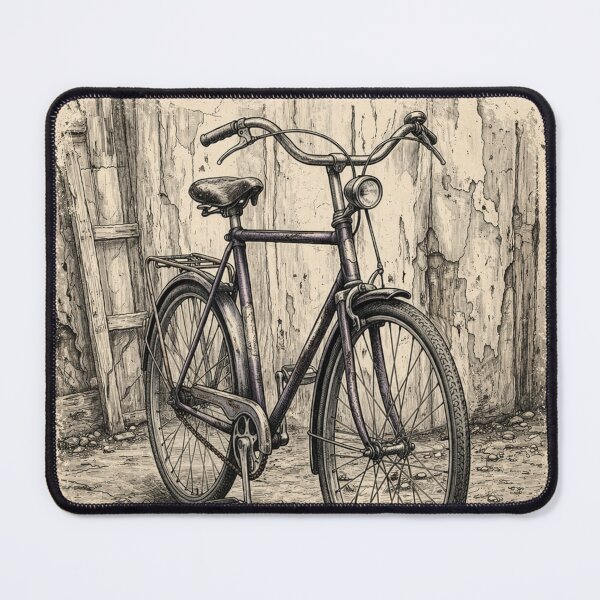 Item preview, Keep Rolling Vintage Bicycle No Motor No Problem Retro Bike Design designed and sold by Delfino-art.