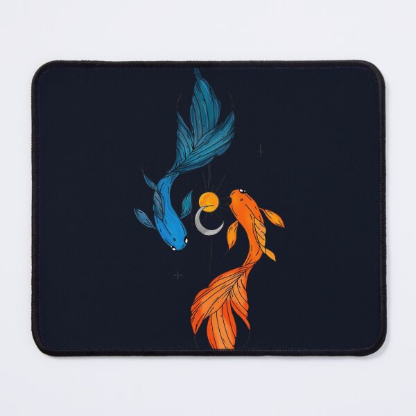 Item preview, Celestial Koi Fish Yin Yang - Sun and Moon Balance designed and sold by Siriusvibes.