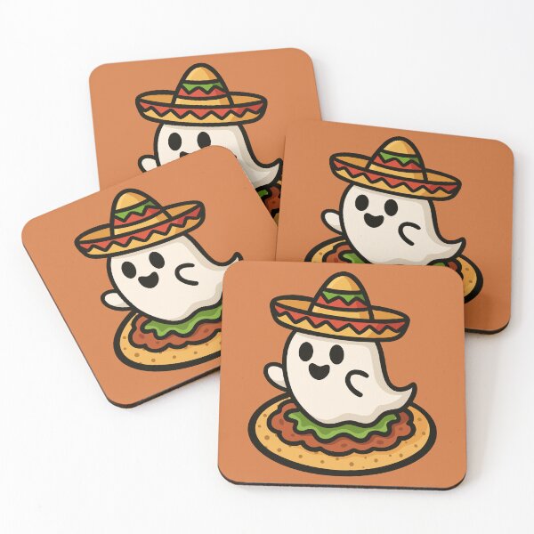 Item preview, Cinco de Mayo Ghost on Tostada designed and sold by Ghost on Toast.
