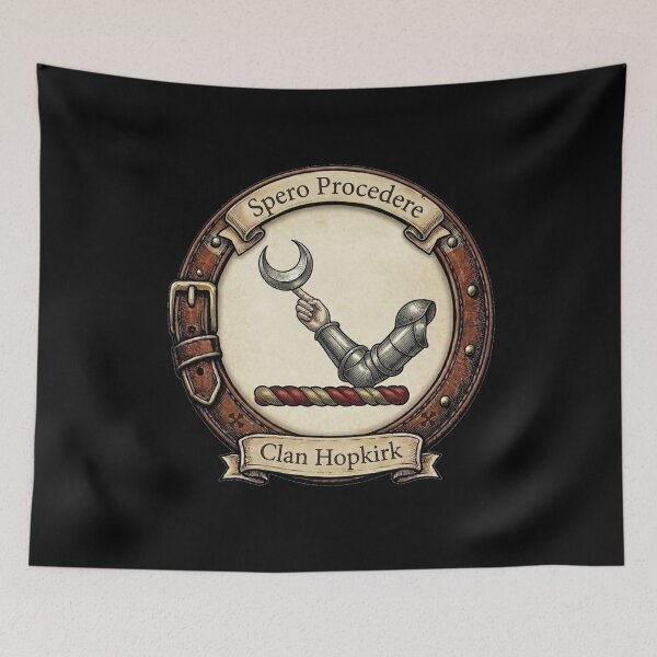 Item preview, Clan Hopkirk Crest designed and sold by BagTown Clans.