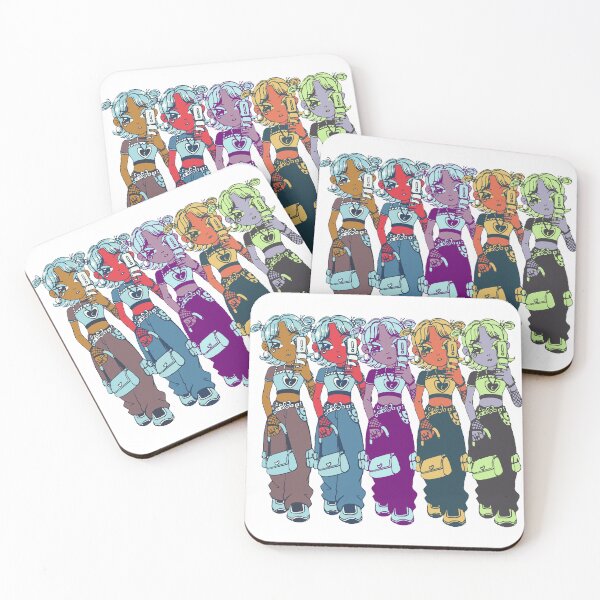 Item preview, Y2K Baddies Art Print Aesthetic Fashion Girls Poster Millennial Nostalgia Sticker T-Shirt designed and sold by Wander & Whim Designs.