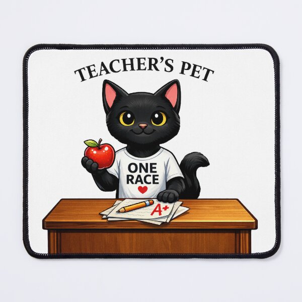 Item preview, Kitten Cinder - Teachers Pet, Teacher Appreciation gift designed and sold by Cinderbox-Store.