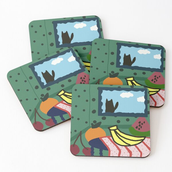 Item preview, Magrite the Cat in Window designed and sold by Lemon Violet.
