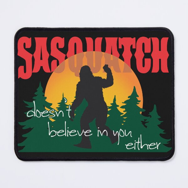 Item preview, sasquatch in the woods, mythical creature art, outdoor adventurer designed and sold by ColorWheelDsign.