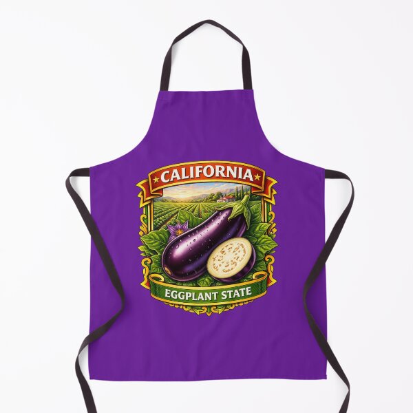Item preview, California - The Eggplant State designed and sold by Myra365Art.