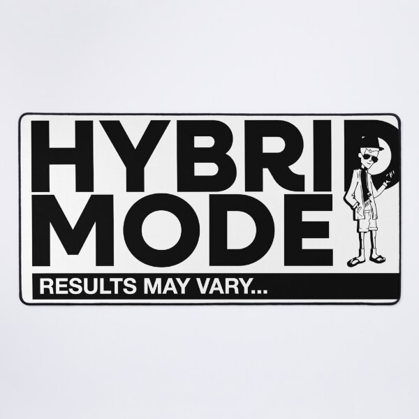 Item preview, HYBRID MODE: Results May Vary Funny Minimalist Cartoon Design designed and sold by EvulAtheng Designs.