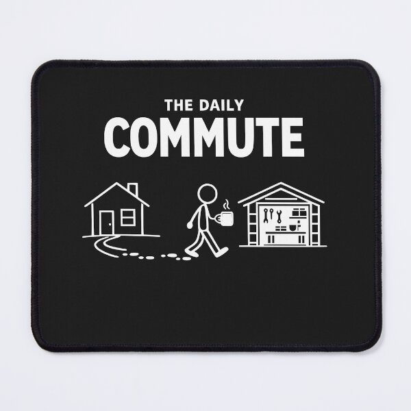 Item preview, The Daily Commute Funny Woodworker Carpenter Humor designed and sold by faridman.