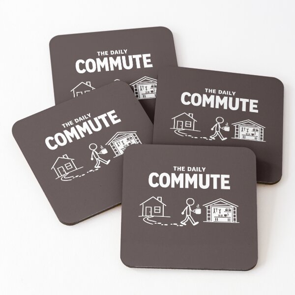 Item preview, The Daily Commute Funny Woodworker Carpenter Humor designed and sold by faridman.