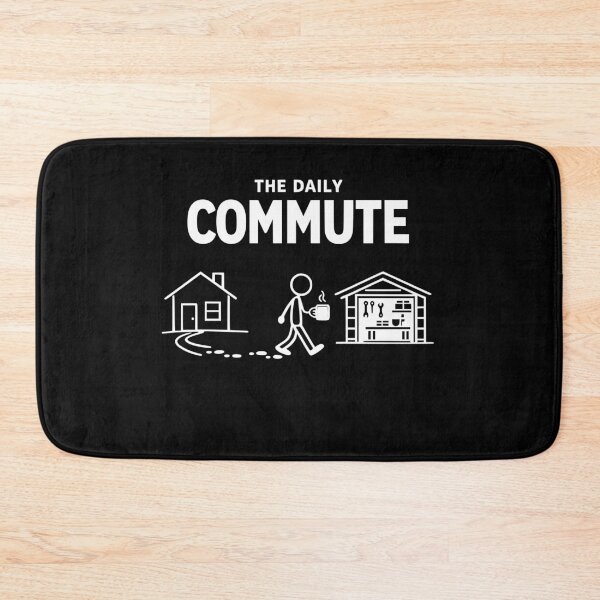 Item preview, The Daily Commute Funny Woodworker Carpenter Humor designed and sold by faridman.
