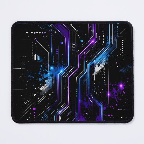 Item preview, Neon Cyberpunk Circuit Abstract Art designed and sold by JalwaWear.