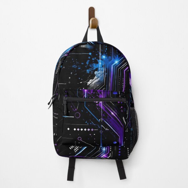 Item preview, Neon Cyberpunk Circuit Abstract Art designed and sold by JalwaWear.