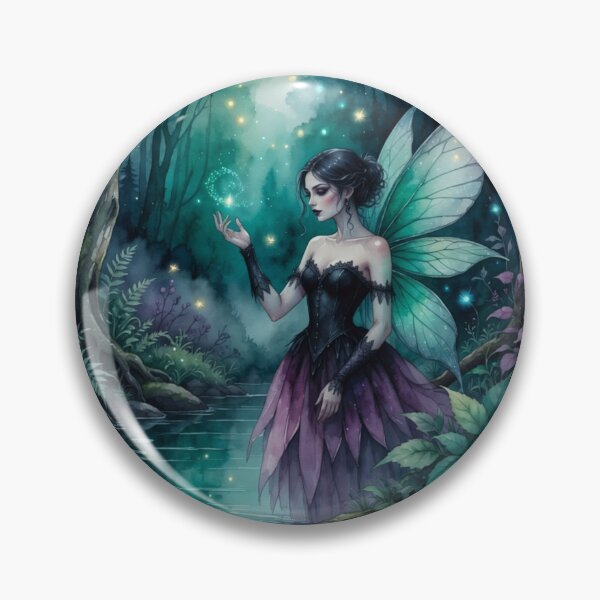 Item preview, Watercolor Forest Fairy Reflection designed and sold by SabraDD.