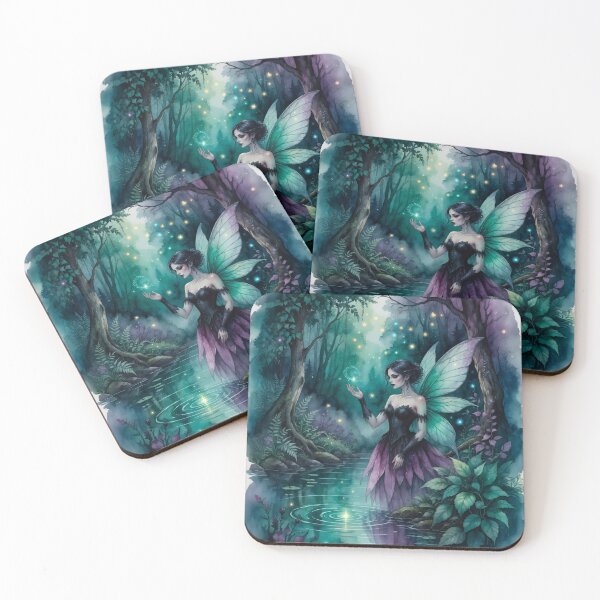 Item preview, Watercolor Forest Fairy Reflection designed and sold by SabraDD.