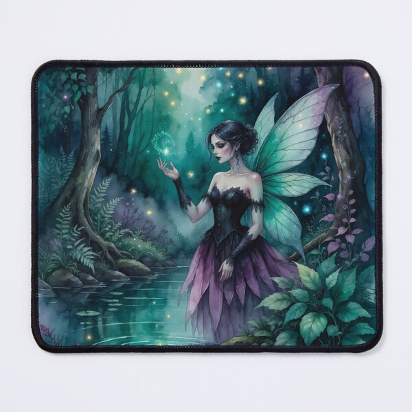 Item preview, Watercolor Forest Fairy Reflection designed and sold by SabraDD.