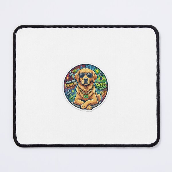 Item preview, Boss Caramel Dog Street Meme Sticker designed and sold by MemeBrasilStore.