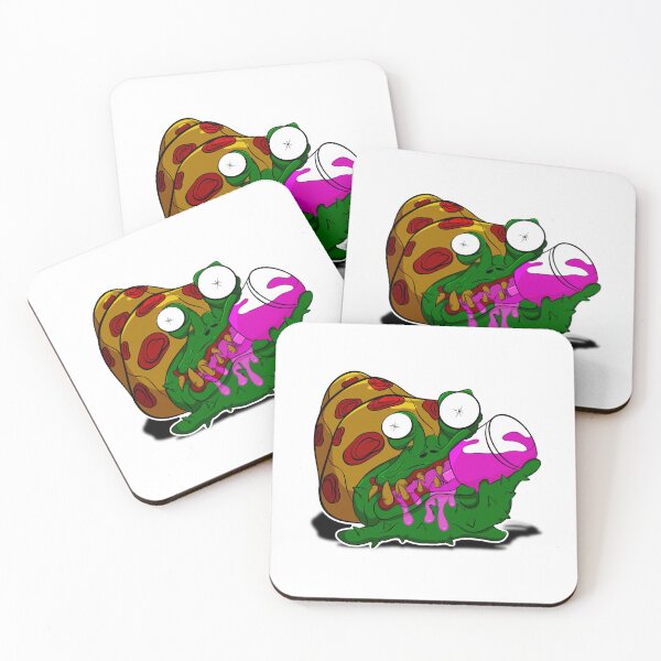 Item preview, Green snails that like to drink designed and sold by MonstyClub.