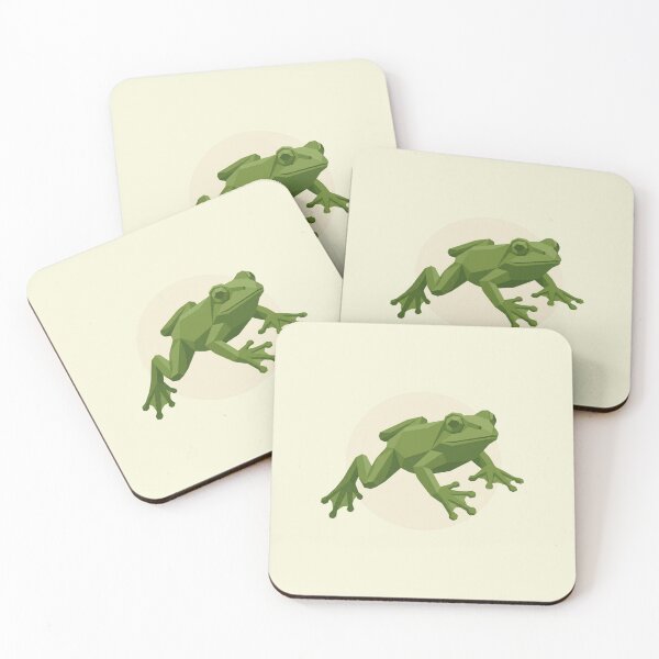 Item preview, Minimalist Green Frog – Geometric Toad T-Shirt for Biology Students designed and sold by bsbd-action.
