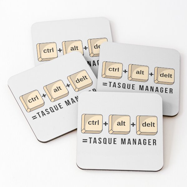 Item preview, Tasque Manager Ctrl Alt Delt Keyboard Pun – Deltarune Fan Art designed and sold by Nordic Echo.