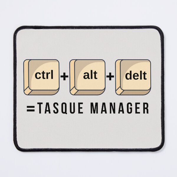 Item preview, Tasque Manager Ctrl Alt Delt Keyboard Pun – Deltarune Fan Art designed and sold by Nordic Echo.