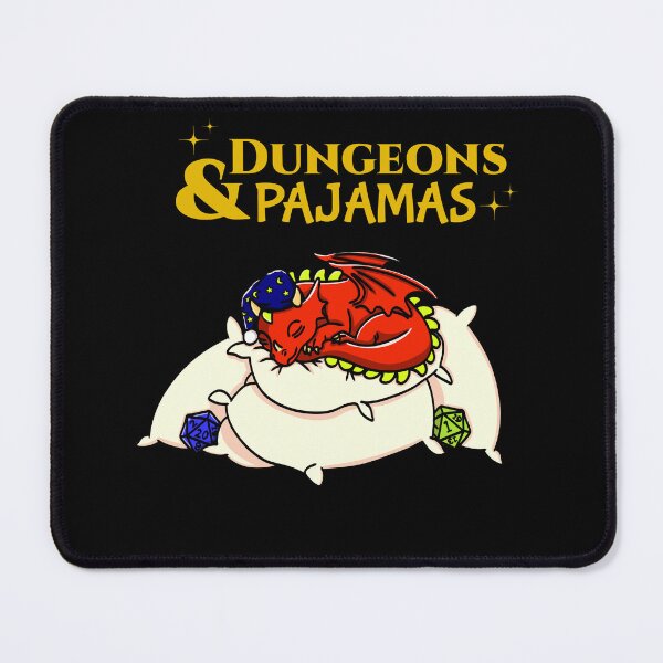 Item preview, Funny RPG Pajamas Dragon – Cute Sleeping Gamer  designed and sold by Bored Imagination .