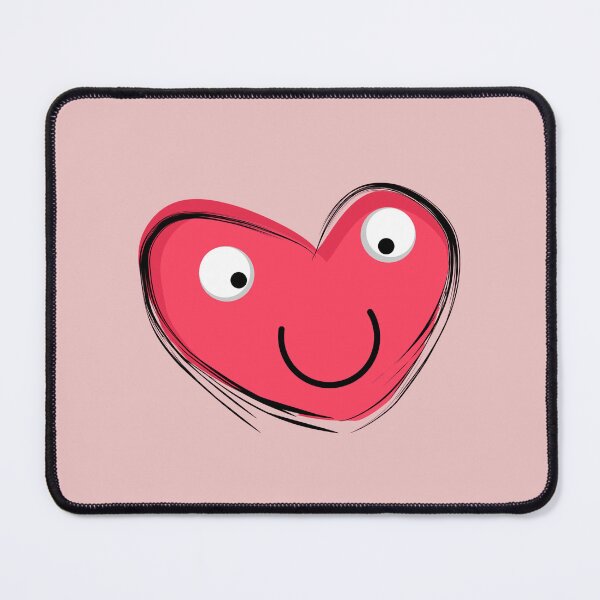 Item preview, Happy Pink Heart Face designed and sold by VexisValora.