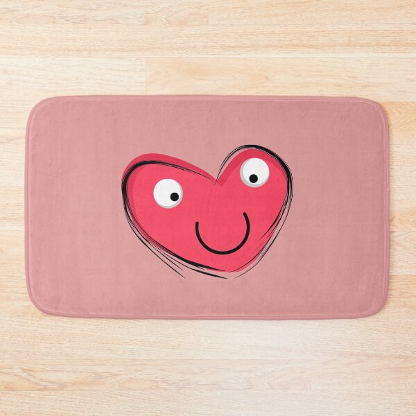 Item preview, Happy Pink Heart Face designed and sold by VexisValora.