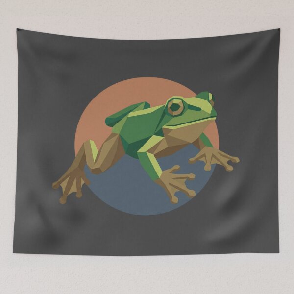 Item preview, Polygonal Forest Frog – Toad Notebook for Travelers and Naturalists designed and sold by bsbd-action.