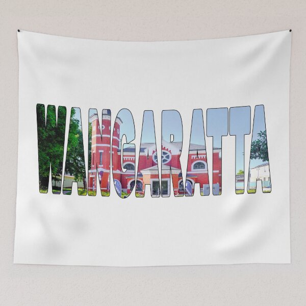 Item preview, WANGARATTA - Victoria Historic Town Art Centre on a Beautiful Day designed and sold by Adam Gormley.