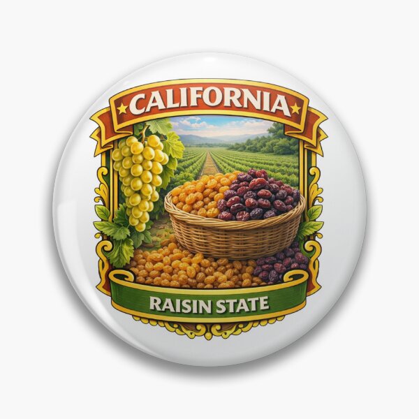 Item preview, California - The Raisin State designed and sold by Myra365Art.